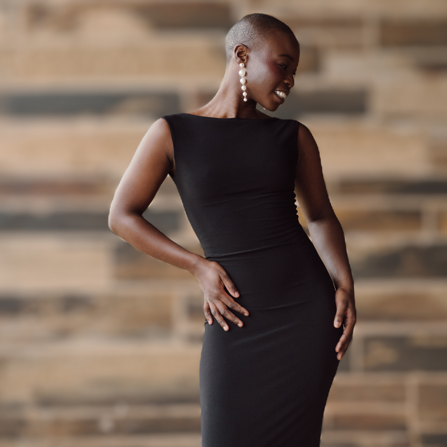 jordan black dress Dress the Population Jordan Gown - Black Metallic - Black