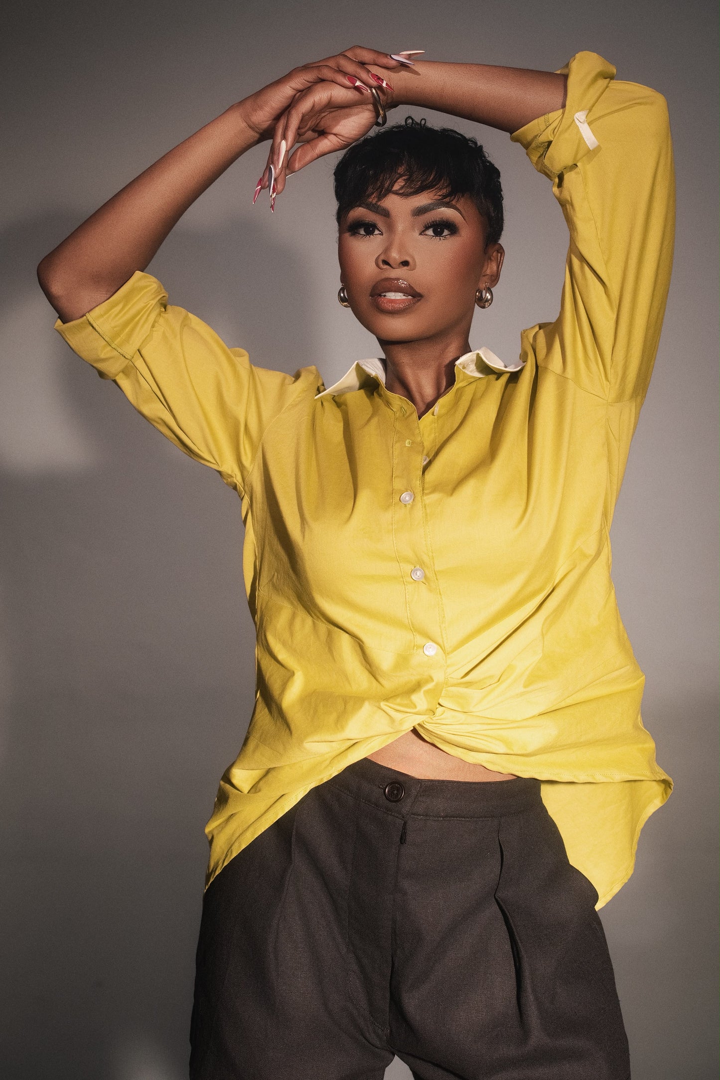 Twist Front Shirt