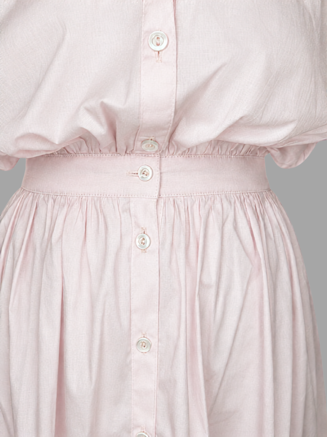Tie Collar Shirt Dress