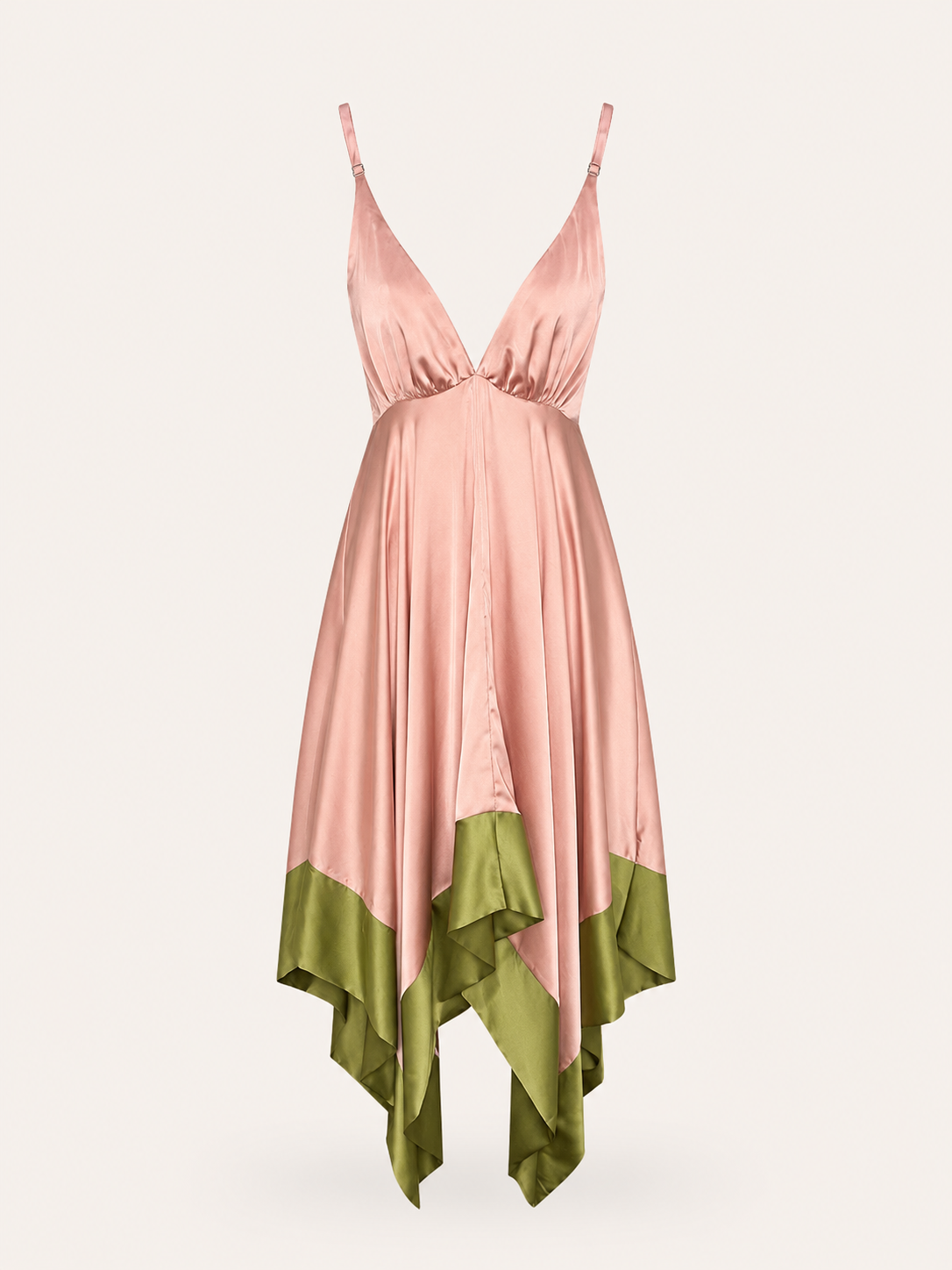 Satin Handkerchief dress