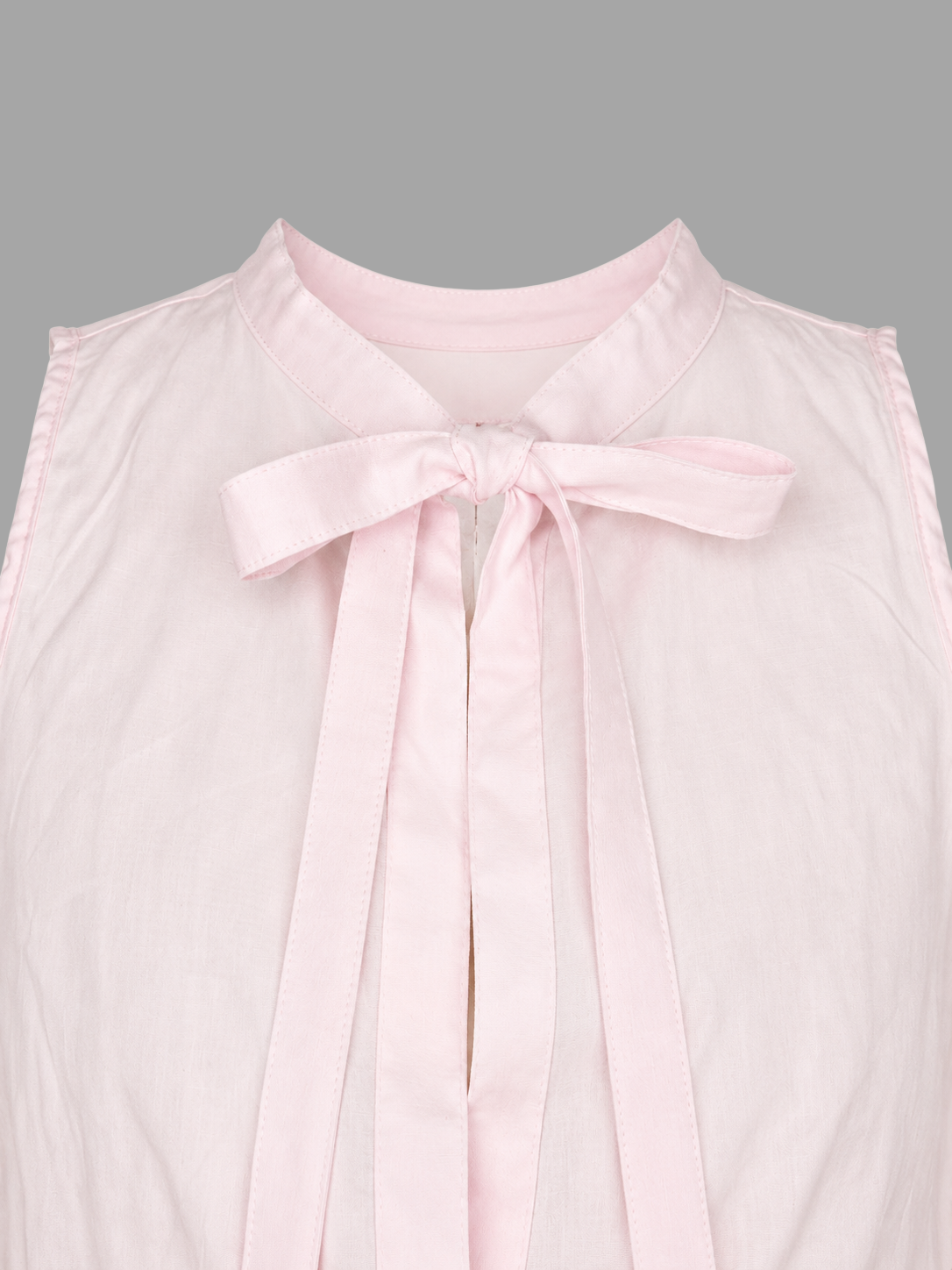 Tie Collar Shirt Dress