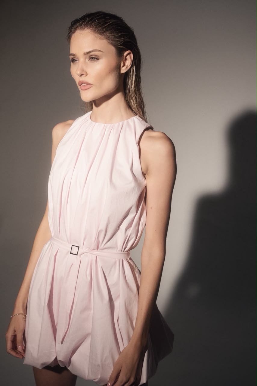 Belted Bubble Dress